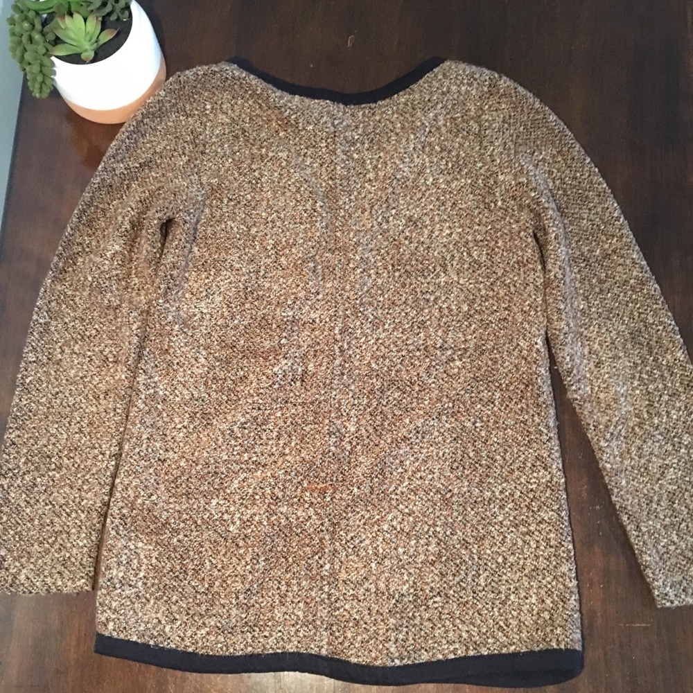 Pull & Bear | Women Brown and Black Blend Cardigan | Size S EUC - Picture 3 of 10